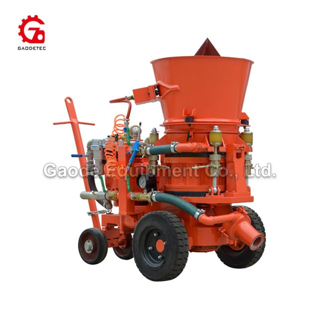 GAODETEC GZ-5AR Low Dust High-Performance Gunning Machine For Steel Plant Refractory Spraying